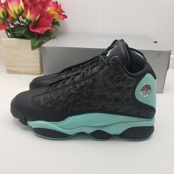 Air Jordan 13 Retro Island Green Black Metallic - Picture 4 of 6